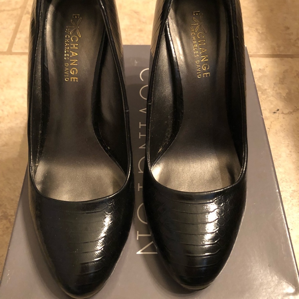 Black high heels